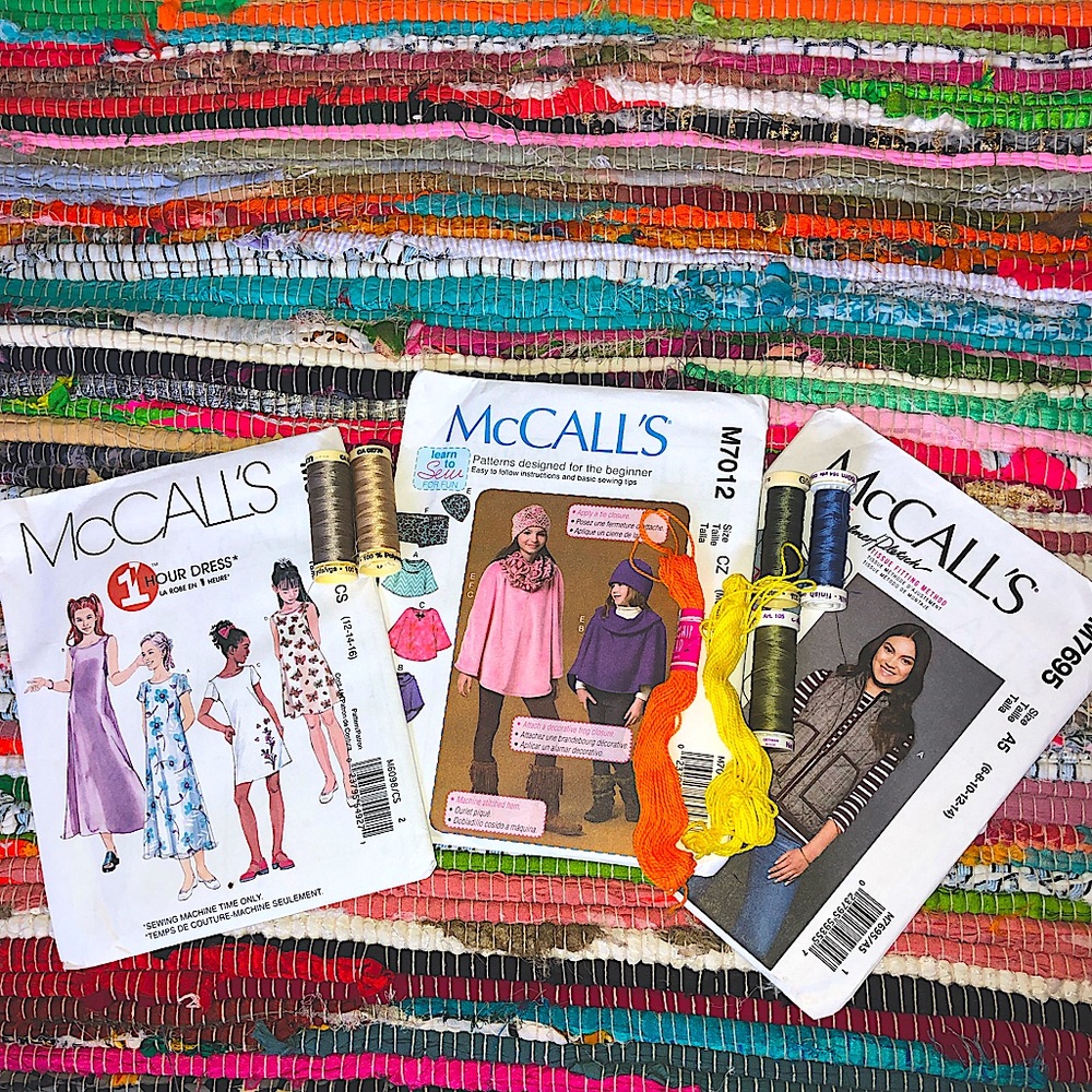 Patterns designed for the beginner and thread